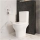 VITRA Унитаз-компакт напольный Zentrum 9824B003-7219 с сиденьем микролифт белый санитарный фарфор антибактериальное покрытие Hygiene 9824B003-7219