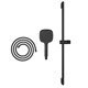 VITRA Душевая стойка Core Square A4591736EXP с ручным душем без смесителя матовая черная A4591736EXP
