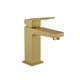 VITRA Смеситель для раковины Minimax Square A4372025EXP однорычажный брашированное золото латунь A4372025EXP