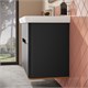 VITRA Тумба с раковиной для ванной Sento 60838 100 см матовая антрацит МДФ 60838