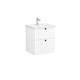 VITRA Тумба с раковиной для ванной Root Groove 69415 60 см матовая белая МДФ 69415