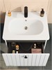 VITRA Тумба с раковиной для ванной Root Groove 69415 60 см матовая белая МДФ 69415