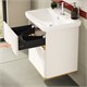 VITRA Тумба с раковиной для ванной Sento 60822 65 см матовая белая МДФ 60822