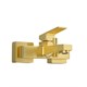 VITRA Настенный смеситель для ванны Minimax Square A4352025EXP однорычажный брашированное золото латунь A4352025EXP