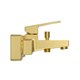 VITRA Настенный смеситель для ванны Minimax Square A4352025EXP однорычажный брашированное золото латунь A4352025EXP