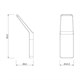 LEMARK Крючок одинарный SMOOTH LINE для полотенец и халатов, хром 9711001
