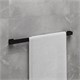 LEMARK Полотенцедержатель SMOOTH LINE одинарный, чёрный матовый 9782023