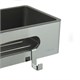 LEMARK Полка для душа прямая SHELF LINE из нерж. стали с крючками, хром/вставка-пластик графит 9771043