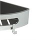 LEMARK Полка для душа угловая SHELF LINE из нерж. стали с крючками, хром/вставка-пластик графит 9771046