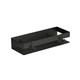 LEMARK Полка для душа прямая 300 мм SHELF LINE из нерж. стали с крючками, черный 9772050
