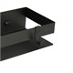 LEMARK Полка для душа прямая 300 мм SHELF LINE из нерж. стали с крючками, черный 9772050