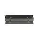 LEMARK Полка для душа прямая 300 мм SHELF LINE из нерж. стали с крючками, графит 9776051