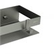LEMARK Полка для душа прямая 300 мм SHELF LINE из нерж. стали с крючками, графит 9776051
