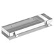 LEMARK Полка для душа прямая 400 мм SHELF LINE из нерж. стали с крючками, хром 9771052