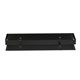 LEMARK Полка для душа прямая 400 мм SHELF LINE из нерж. стали с крючками, черный 9772053
