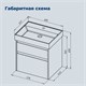 AQUANET Тумба с раковиной Nova Lite 2.0 60 2 ящ. цв. дуб рустикальный AQUANET-348189