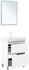 AQUANET Тумба с раковиной Nova Lite 2.0 60 напольная цв. белый глянец AQUANET-348190
