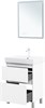 AQUANET Тумба с раковиной Nova Lite 2.0 60 напольная цв. белый глянец AQUANET-348190