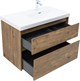 AQUANET Тумба с раковиной Nova Lite 2.0 90 R 2 ящ. цв. дуб рустикальный AQUANET-365928