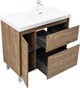 AQUANET Тумба с раковиной Nova Lite 2.0 90 R напольная цв. дуб рустикальный AQUANET-365930