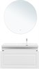 AQUANET Тумба с раковиной Агата 100 R 1 ящ. цв. белый сатин AQUANET-365932