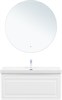 AQUANET Тумба с раковиной Агата 110 белый сатин AQUANET-377656