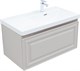 AQUANET Тумба с раковиной Агата 90 R 1 ящ. цв. бежевый AQUANET-365935