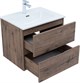 AQUANET Тумба с раковиной Алвита new 60 2 ящ. цв.дуб веллингтон табак AQUANET-335685