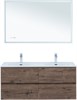 AQUANET Тумба с раковиной Алвита new 60 2 ящ. цв.дуб веллингтон табак AQUANET-335685