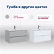 AQUANET Тумба с раковиной Алвита new 90 2 ящ. цв.антрацит AQUANET-306164
