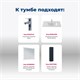 AQUANET Тумба с раковиной Алвита new 90 2 ящ. цв.антрацит AQUANET-306164