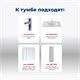 AQUANET Тумба с раковиной Алвита new 90 2 ящ. цв.белый матовый AQUANET-306165