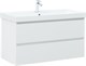 AQUANET Тумба с раковиной Альтера 100 цв. белый матовый AQUANET-340710