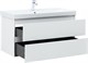 AQUANET Тумба с раковиной Альтера 100 цв. белый матовый AQUANET-340710