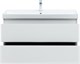AQUANET Тумба с раковиной Альтера 100 цв. белый матовый AQUANET-340710