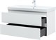AQUANET Тумба с раковиной Альтера 100 цв. белый матовый AQUANET-340710