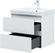 AQUANET Тумба с раковиной Альтера 60 цв. белый матовый AQUANET-340885