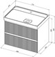 AQUANET Тумба с раковиной Альтера 70 цв. белый матовый AQUANET-340886
