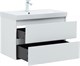 AQUANET Тумба с раковиной Альтера 80 цв. белый матовый AQUANET-340887