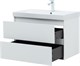 AQUANET Тумба с раковиной Альтера 80 цв. белый матовый AQUANET-340887