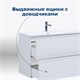 AQUANET Тумба с раковиной Арт 75 цв.белый матовый AQUANET-323570