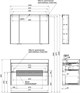 AQUANET Тумба с раковиной Бруклин 100 цв. антрацит матовый AQUANET-312874