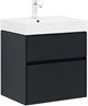 AQUANET Тумба с раковиной Бруклин 60 цв. антрацит матовый AQUANET-312875