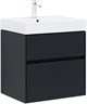 AQUANET Тумба с раковиной Бруклин 60 цв. антрацит матовый AQUANET-312875