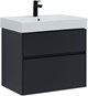 AQUANET Тумба с раковиной Бруклин 70 цв. антрацит матовый AQUANET-312876