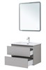 AQUANET Тумба с раковиной Вега 2.0 70 2 ящ. цв.бежевый (раковина Flat) AQUANET-344775