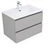 AQUANET Тумба с раковиной Вега 2.0 70 2 ящ. цв.бежевый (раковина Flat) AQUANET-344775