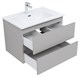 AQUANET Тумба с раковиной Вега 2.0 70 2 ящ. цв.бежевый (раковина Flat) AQUANET-344775