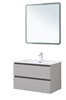 AQUANET Тумба с раковиной Вега 2.0 80 2 ящ. цв.бежевый (раковина Flat) AQUANET-344774