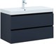 AQUANET Тумба с раковиной Вега 2.0 90 2 ящ. цв.маренго (раковина Ирис) AQUANET-344740